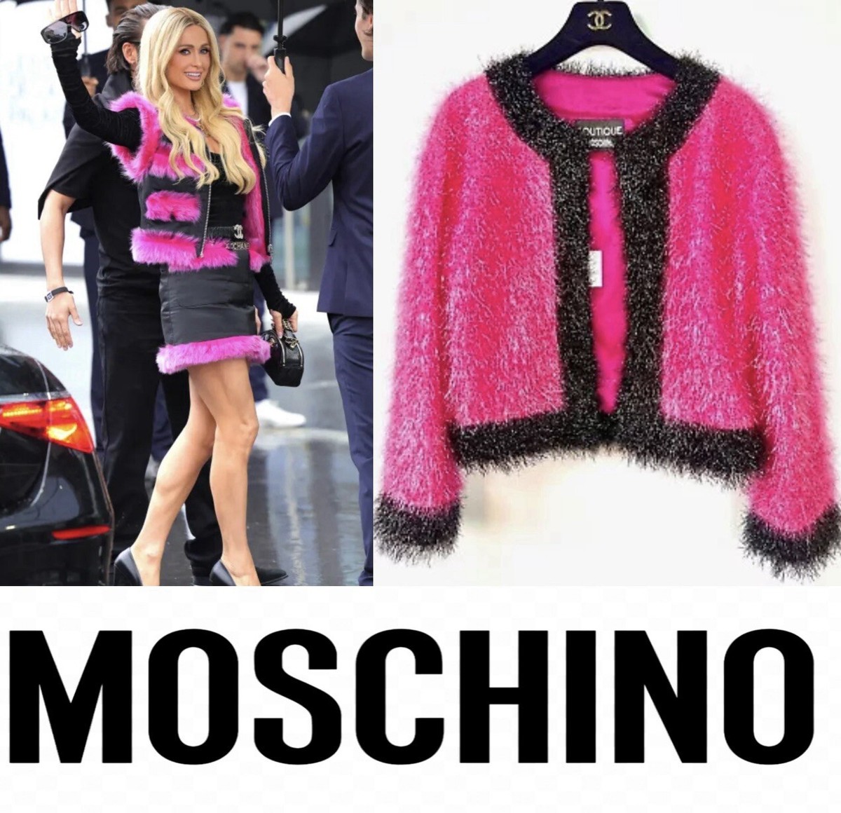 モスキーノ コート MOSCHINO ビジュー モスキーノ コート MOSCHINO ビジュー