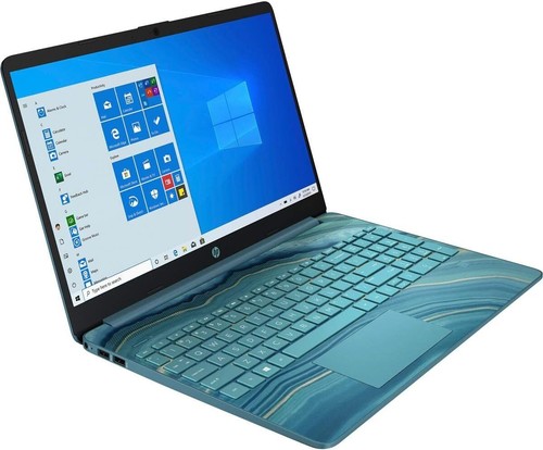 HP 15.6in Laptop 15-dy0029ds Intel Celeron N4120 4GB 128GB SSD W11 Home (Teal) - Picture 4 of 9