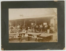 Spanish American War 1899 US Military Base 9x7 Photo Philippines Army Life 