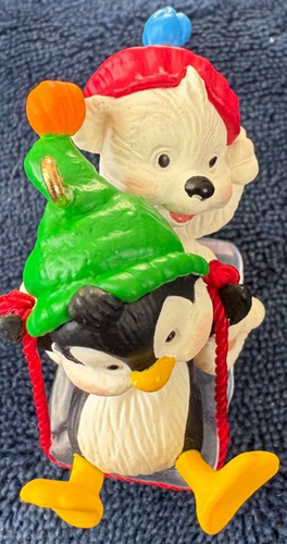 1999 Sledding Buddies Hallmark Keepsake Christmas Ornament - Picture 3 of 3
