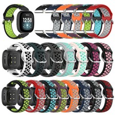 For Fitbit Versa 4/3/Sense Silicone Strap Wristband Replacement Watch Band Sport