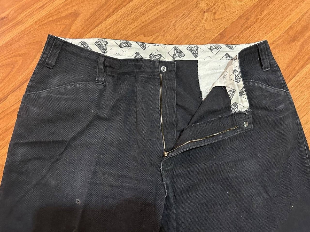 Vintage 90s BEN DAVIS Work Wear Pants Men's 40W 27L blue