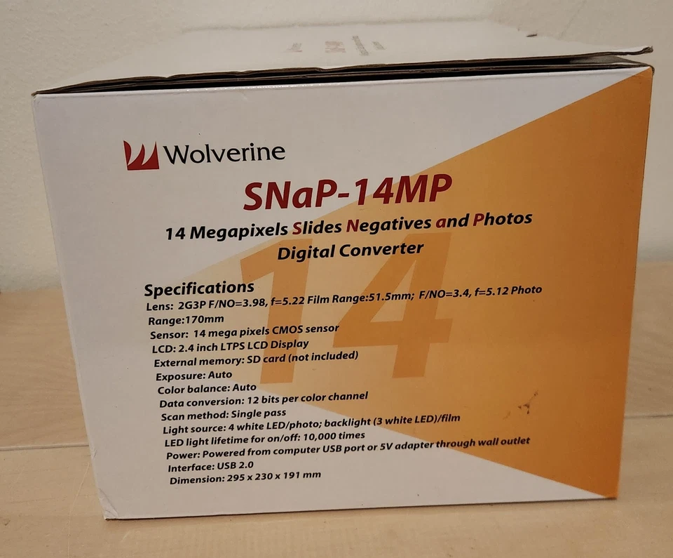 Wolverine SNaP-14MP Digital Converter for Photos Slides Negatives - Image 3 of 4