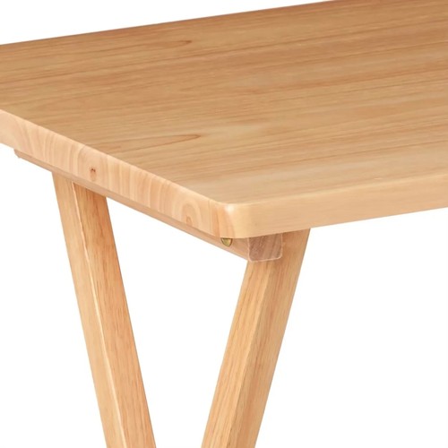 Indoor Single Folding TV Tray Table Natural L 19 x W 15 x H 26 inches. - Picture 6 of 6