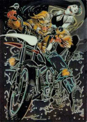 Lady Death - Evil Ernie - Chromium Card Jensen Wizard Chaos Comics