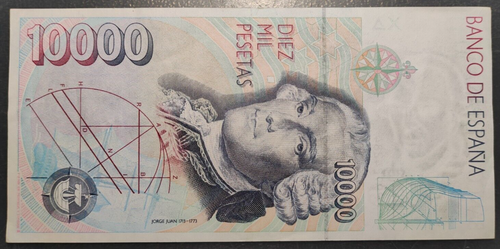 ESPAÑA 10000 PESETAS 1992 JUAN CARLOS I EBC-/EBC - Picture 2 of 2