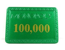 Monopoly Surprise Community Chest Collectible Token 100,000 Card NEW