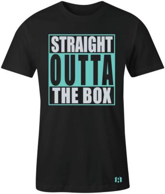''Straight Outta the Box'' T-Shirt to Match ''Island Green'' Foams