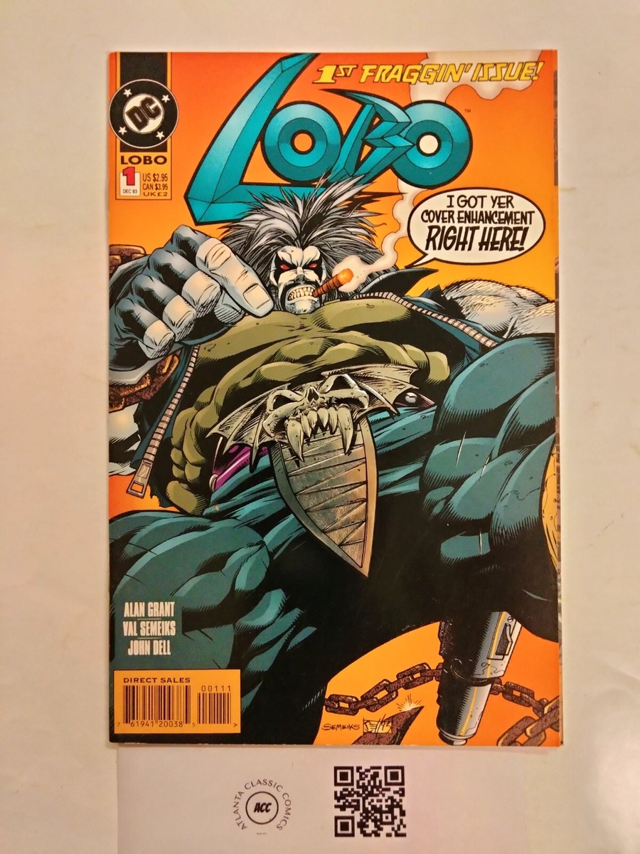 Lobo # 1 VF/NM DC Comic Book First 1st Fraggin' Issue Alan Grant