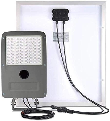 LED Solar Flood Light with IP65 Solar Panel 6000K Remote Control Outdoor Lights - Image 3 of 4