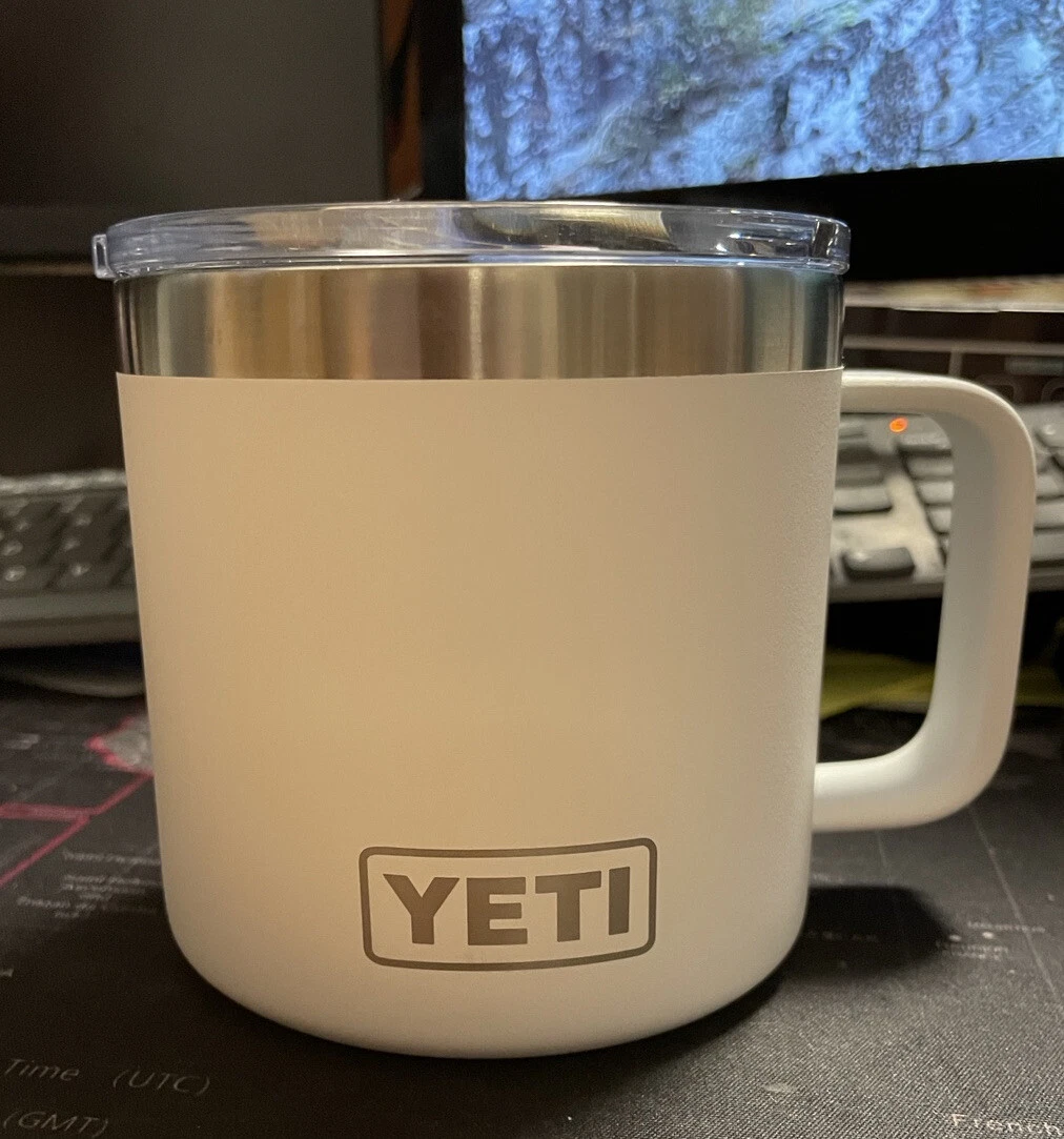 YETI Rambler 14 oz Stainless Steel Mug -white