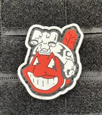 Indian Operator Night Vision NVG PVC Hook Loop Tactical Morale Patch Cleveland