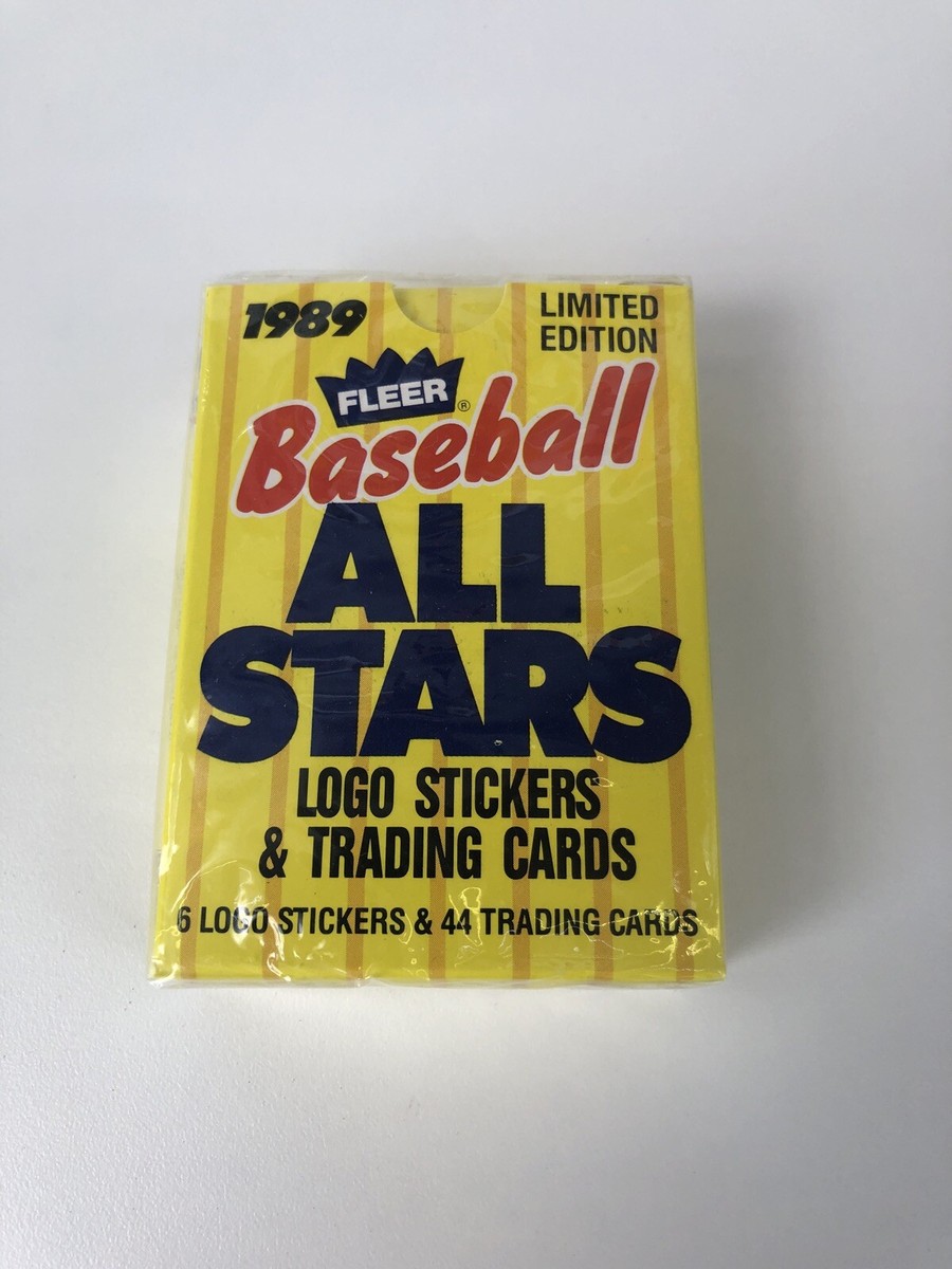 1989 Fleer Baseball LE All Stars 44 Cards 6 Logo Stickers Factory Sealed  Rare!