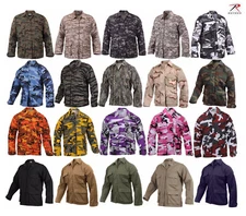 Rothco Poly/Cotton BDU Tactical Military Uniform Army Fatigue Coat: Choose Sizes