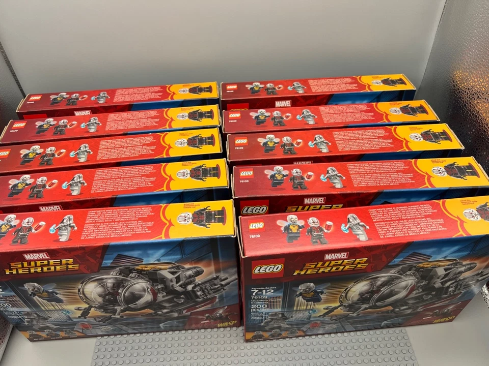 10x Lego Marvel Super Heroes Ant-Man Quantum Realm Explorer Set 76109 Sellado Foto 3 de 3