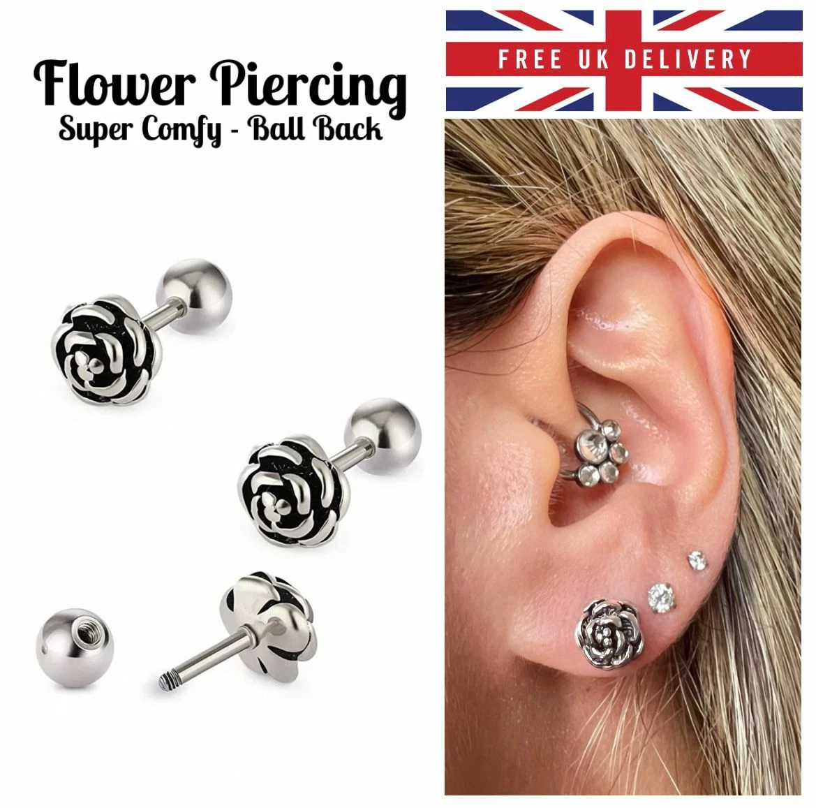 Earring 6mm discount