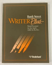 1989 Bank Street Writer Plus ~ Word Processor for the Apple 128K IIe/IIc/IIgs