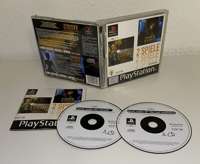 Tomb Raider 4 5 Double Pack PSone PS1 Sony PlayStation 1 Spiele Set IV Getestet