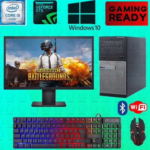 PUBG Gaming Dell i5 Desktop PC Computer SSD Nvidia GTX 750 Ti Win 10 8GB - Picture 1 of 7