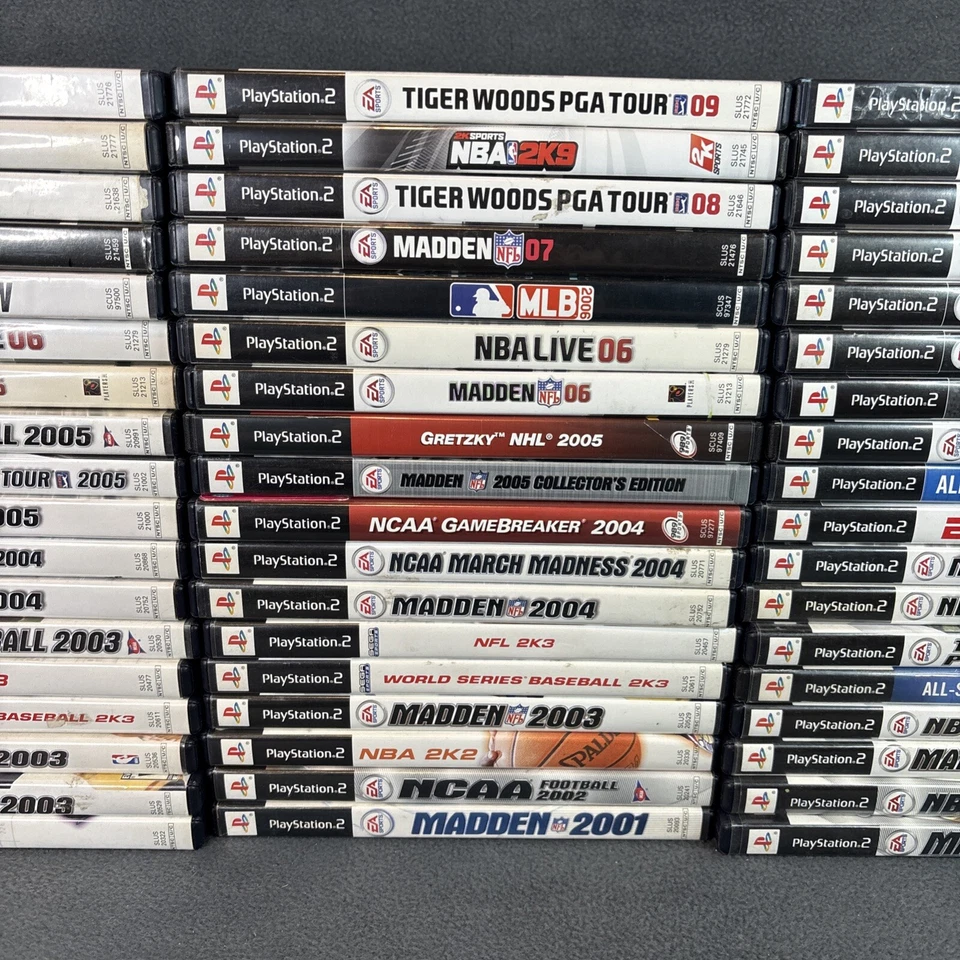 Lote de 18 Juegos Deportivos PlayStation 2 PS2 - Sin Probar, Fundas/Manuales Originales Foto 3 de 4