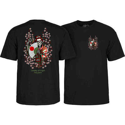Powell Peralta Skateboard Shirt Sakura Yosozumi Black