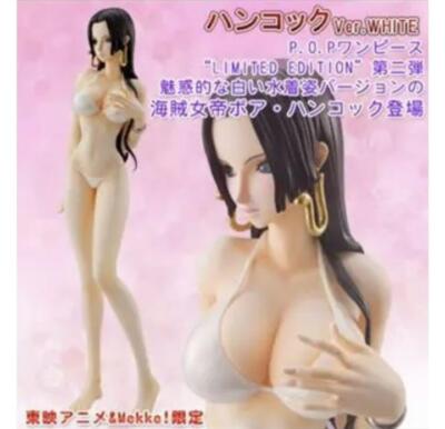 One Piece P.O.P Boa Hancock Purple&White Swimsuit Figure(Set of 2