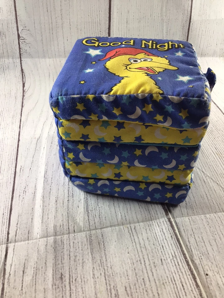 Soft Play Good Night Big Bird Cloth Book Block Baby Toddler Toy Sesame Street - Image 2 of 4