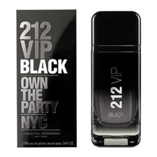 212 vip Black 3.4 oz. (100ml) Eau de Parfum Spray By Carolina Herrera  Men