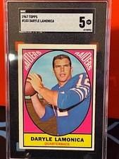 1967 Topps - #103 Daryle Lamonica SGC 5 EX