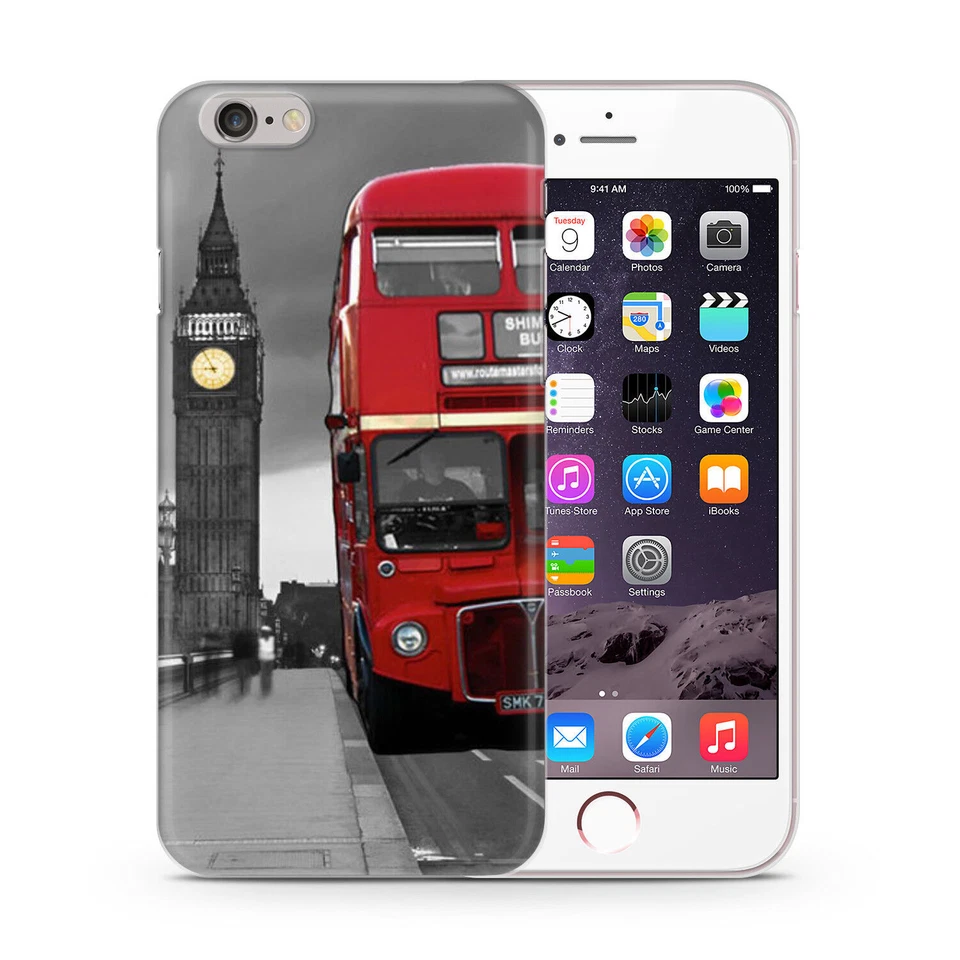 Funda con bandera de Reino Unido Londres Gran Bretaña para Apple iPhone 6 7 8 11 12 13 14 Foto 2 de 4