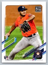 2021 Topps Update Series #US107 Nivaldo Rodriguez - Houston Astros RC
