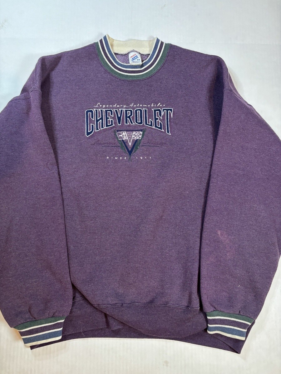 Vintage Jerzees Super Sweats Sweater Chevrolet American Vintage Jerzees Super Sweats Sweater Chevrolet American