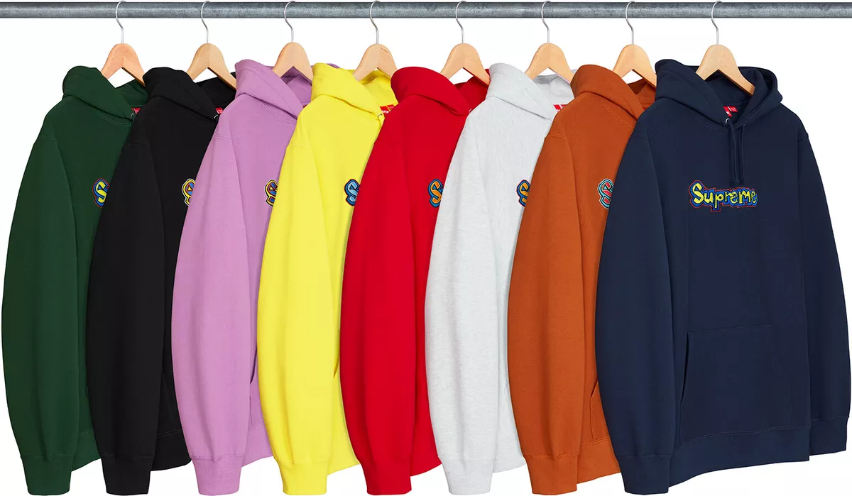 Supreme Gonz Logo Hooded Sweatshirt (SS18SW18) Men's Size S-XL