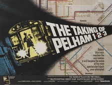 THE TAKING OF PELHAM 1-2-3 1974 UK quad poster print 30x40" Walter Matthau