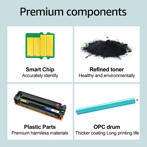 1-4PK CF413A Magenta Toner Cartridge For HPColor LaserJet Pro M452nw MFP M477fdn - Picture 4 of 14