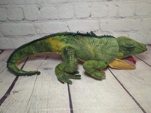 2002 Rainforest Rudy "Ernesto" Iguana Lizard Green Plush S5