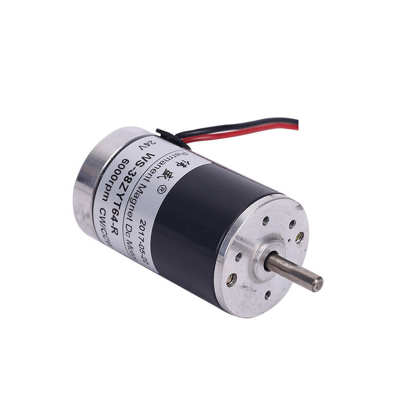 24V WS-38ZYT64-R permanent magnet motor with 5mm shaft #F5