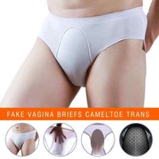 NEW Silicone Camel Toe Panty Fake Vagina Insert Shemale Transgender Crossdresser