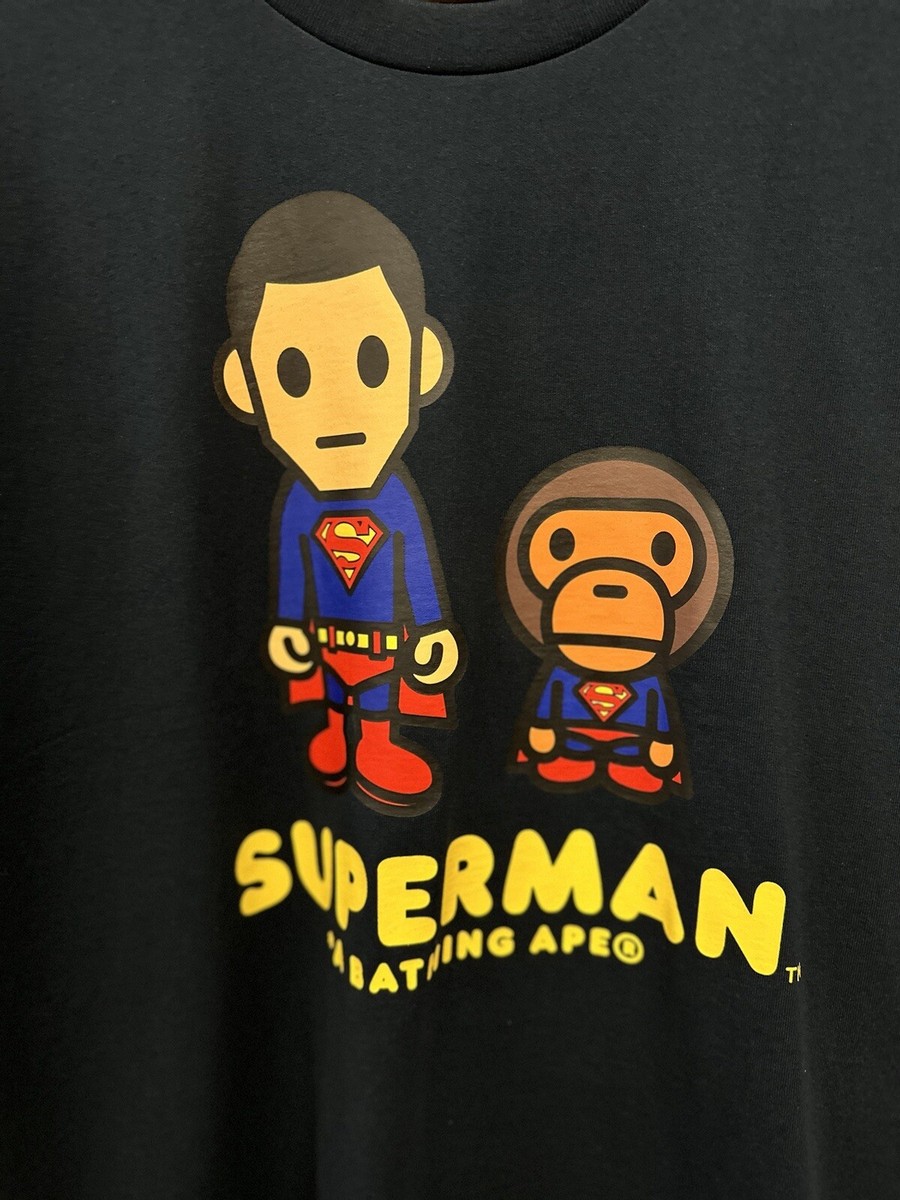 A 正規品　BATHING APE レディース　S スーパーマン A BATHING APE（アベイシングエイプ）の「BAPE X DC SUPERMAN
