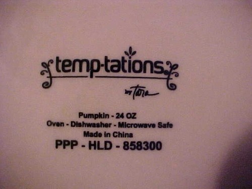 Temptations Pumpkin 24-oz Bowl - Picture 3 of 3