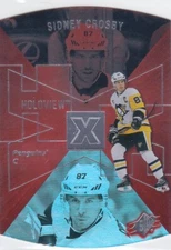 2023/24 UD EXTENDED..SIDNEY CROSBY..RED SPX HOLOVIEW..DIE CUT../250..PENGUINS