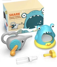 Bubble Maker for Bathtub Toddlers 3+ Cute Shark Kids Bath Toy