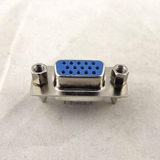 D-SUB DB15 15 Pin Female DIP PCB Straight Solder Connector Adapter DP15 3 Rows