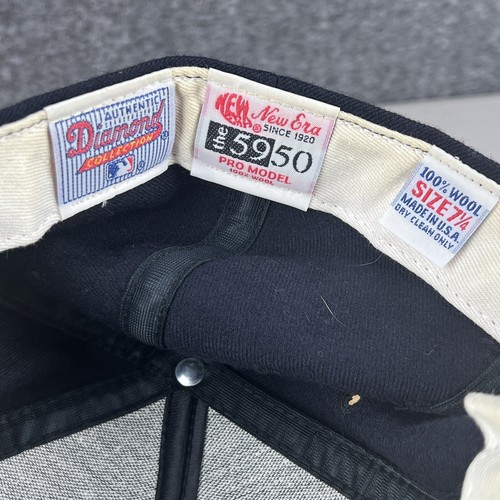 1993-1996 Vintage Houston Astros New Era Diamond Collection Hat 7 1/4 Wool USA - Picture 10 of 10