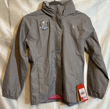 North Face Resolve Reflective Outdoor Rain Jacket Large 14-16 Girls New w/Tags