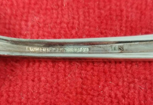 George Washington Mount Vernon Virginia Silverplate Souvenir Spoon WM Rogers 6" - Picture 4 of 8