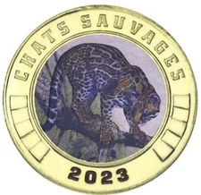 Tromelin Island 3 francs 2023 UNC Cats - Ocelot