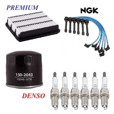 Tune Up Kit Filters Wire Spark Plugs For DODGE STRATUS V6; 3.0L 2001-2005