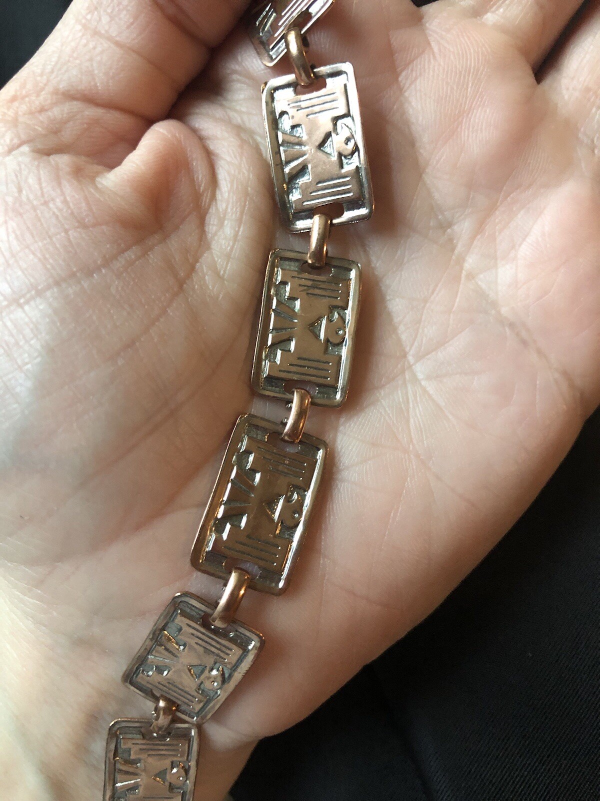 Copper Thunderbird Link Bracelet - image 2