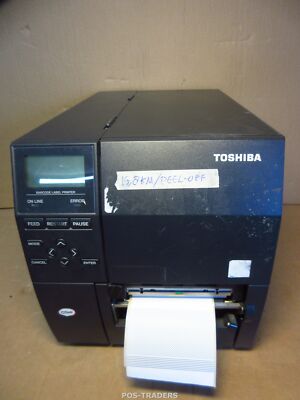 TOSHIBA B-EX4T1 PEEL-OFF Thermal Barcode 104mm Label Printer USB Network 15.8 KM